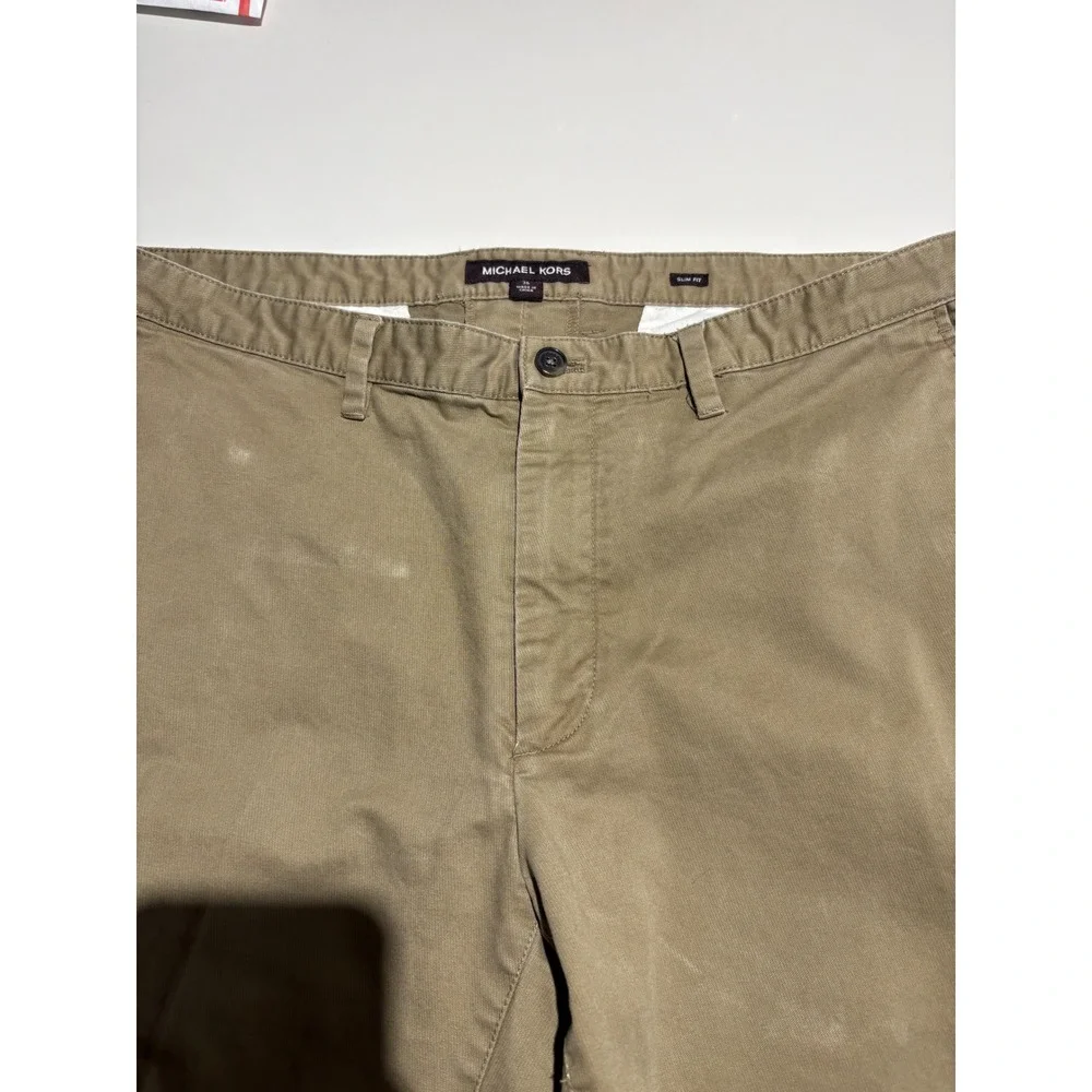 Michael Kors Khaki Pants Straight‎ Leg Chinos Casual Trousers Size 36
